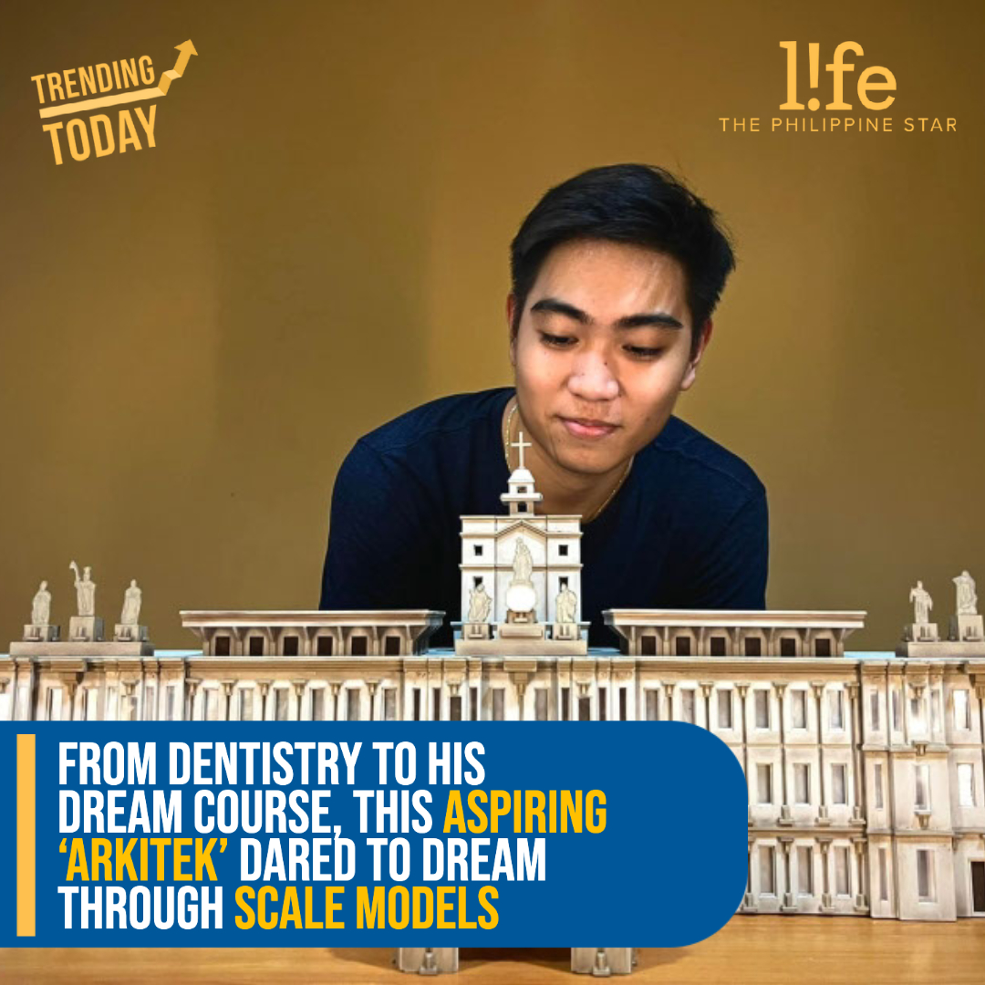 philstarlife's tweet photo. With his "obsession to symmetry” and love for the craft, this aspiring architect is pursuing his dreams through finely detailed scale models. 🏗
Read his story at https://t.co/6QcbyDx68J.
#Arkitek #ScaleModels https://t.co/2maPKqUNqH