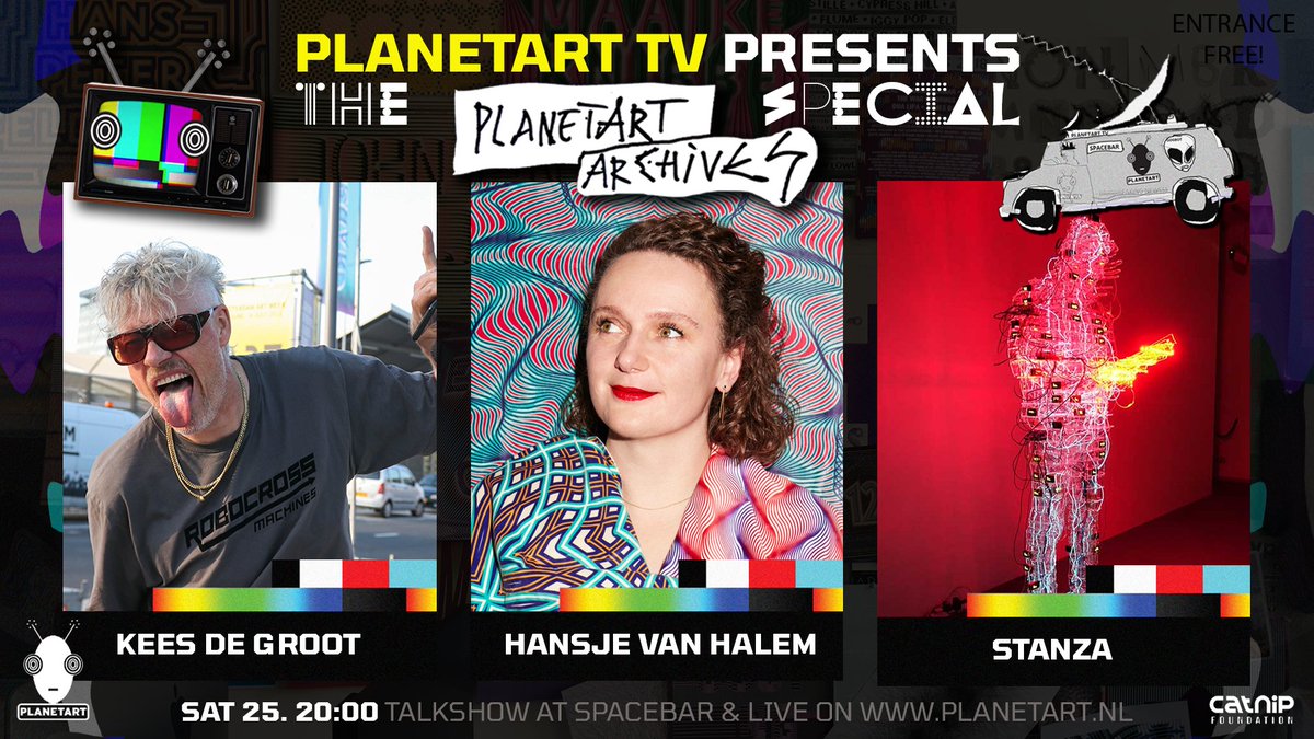 PLANETART TV presents The Archives Special with groundbreaking designer @HansjeVanHalem  presenting her groundbreaking work, and internationally recognized artist Stanza revealing a new sculpture that will be part of #MuseumoftheFuture.

📌 Check program: tiny.cc/planetarttv2