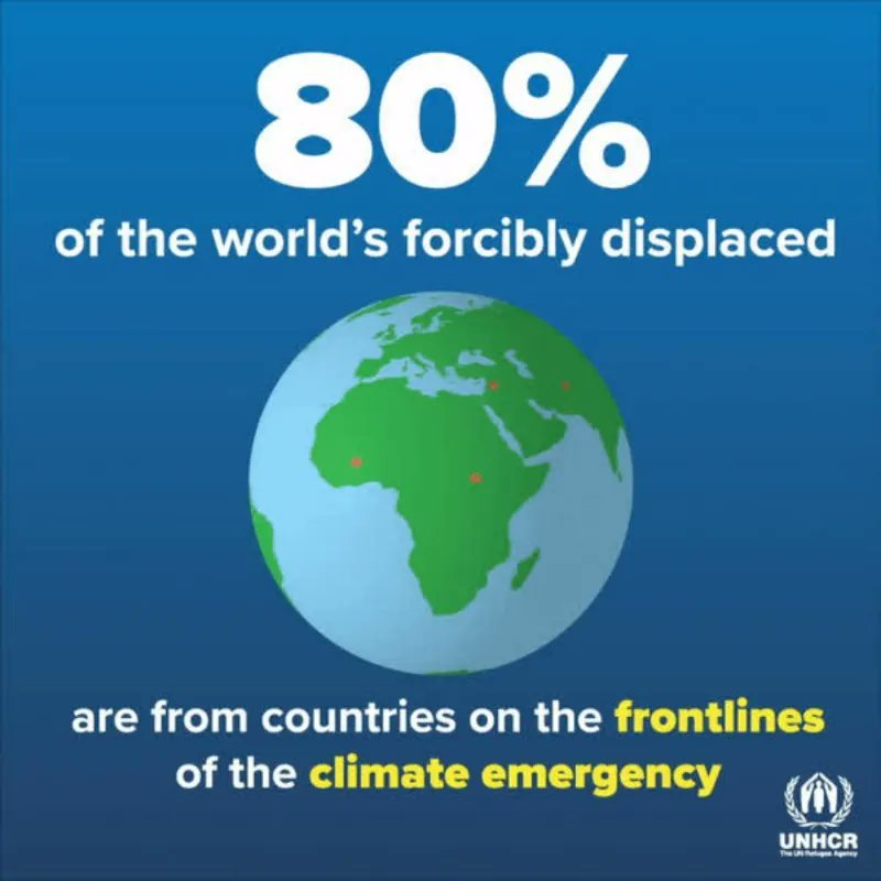 As the climate crisis worsens, an increasing number of people are being forced to flee their homes due to extreme weather events, such as cyclones and droughts.

On today’s #RefugeeDay and beyond, we must act now to prevent further climate-caused displacement.