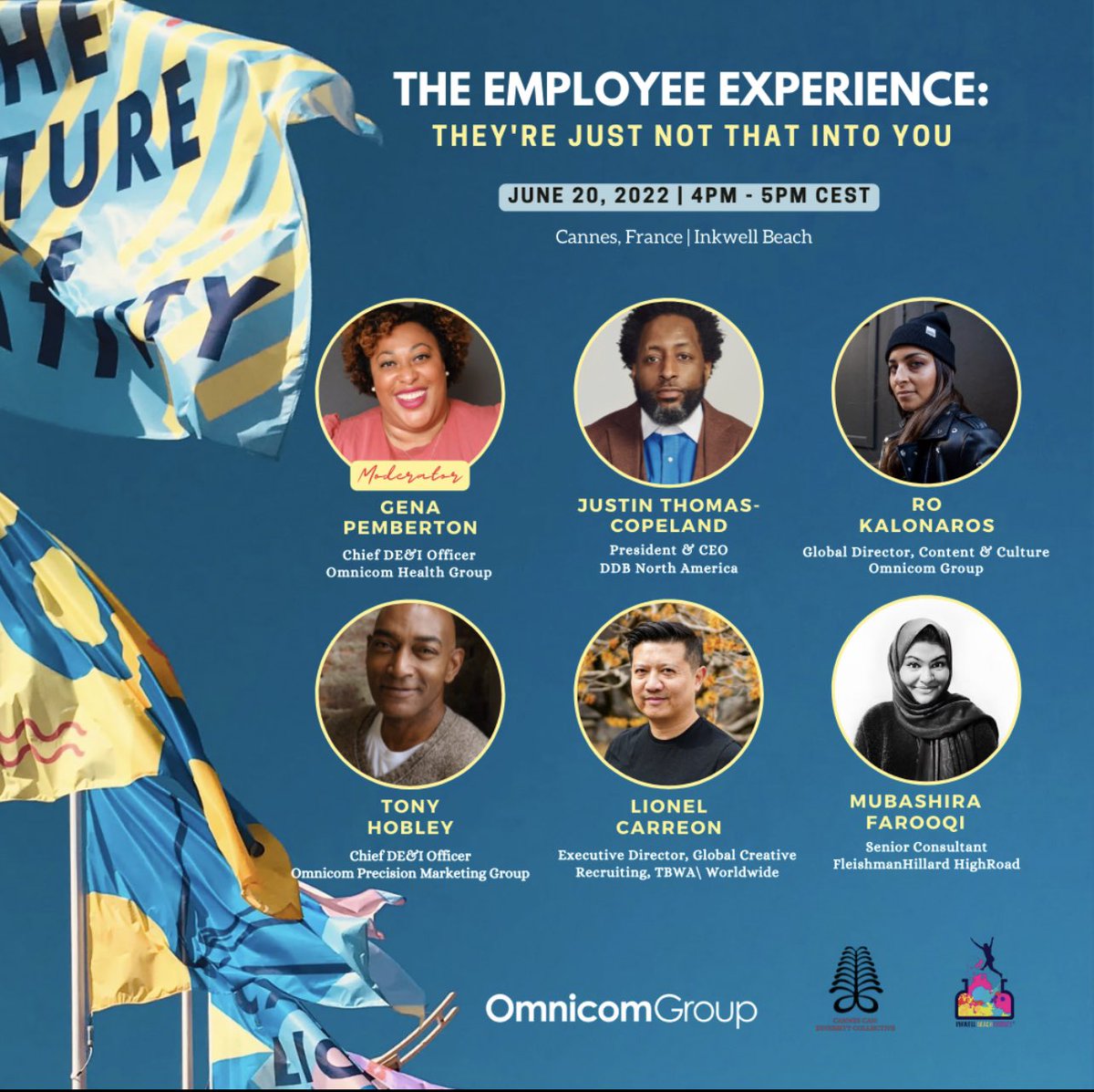 All settled in for an amazing week at <a href="/Cannes_Lion/">Kiran Channar</a>, as part of the #cannesdiversitycollective 🤎! 

Join me today at Inkwell Beach for our panel on how BIPOC talent seek companies that align w/ their identities and values: bit.ly/CCDC22