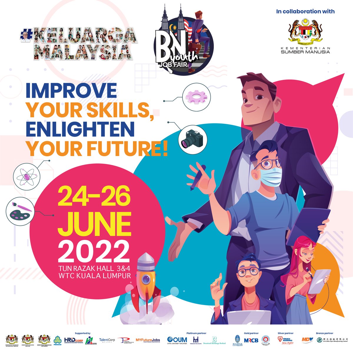 PemudaUMNOMy's tweet photo. Tengah cari cara yang sesuai nak upgrade kemahiran pekerjaan atau 'soft skill' anda?

Khususnya bagi yang sedang bekerja,mempunyai perniagaan sendiri atau pun graduan lepasan universiti, SPM atau STPM. https://t.co/id0R1N9tSk