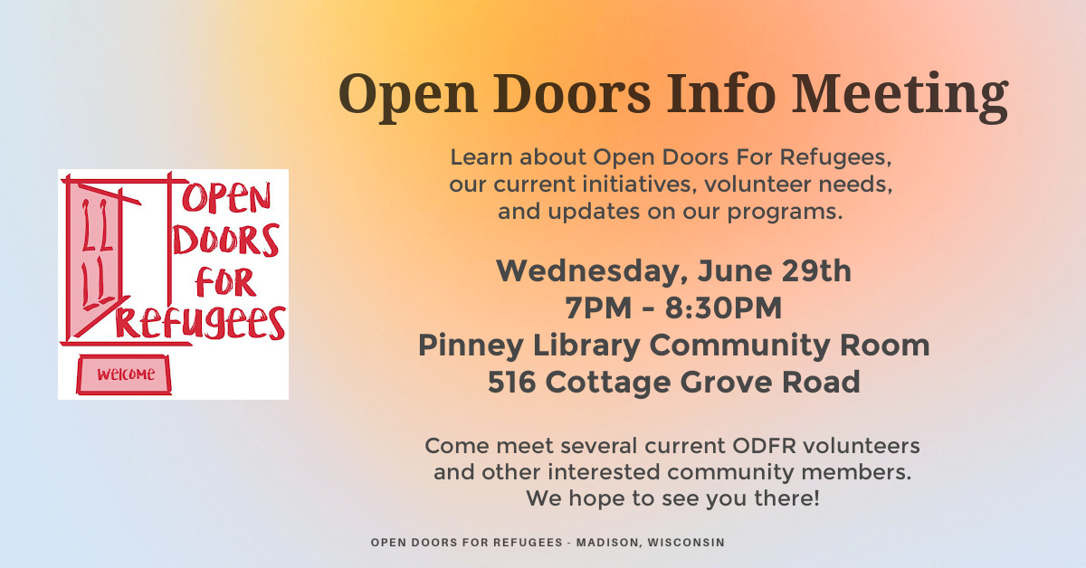 Open Doors for Refugees tweet media