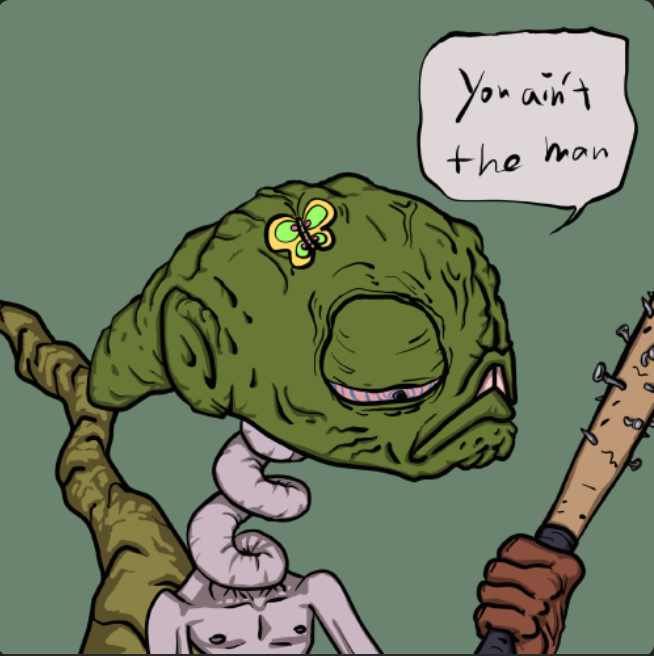 ParlayPrinceNBA's tweet photo. Also swept 3 Return To Alien's (@angryalien21) earlier. Gives me goblin vibes. Unique art and name, fucking dirt cheap. It's Solana Summer right boys? https://t.co/6n7iDtXdCq