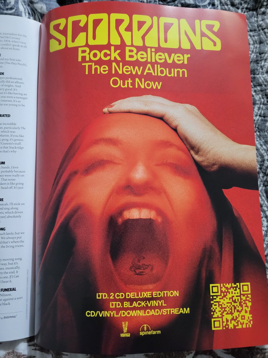 @scorpions SCORPIONS - ROCK BELIEVER advertising #SCORPIONS #rockbeliever 🤘🎸🎶😎❤️ @EnidWilliams  @ClaudiaComedy @STaylorOfficial @CaledonianKitty @barbergirl68