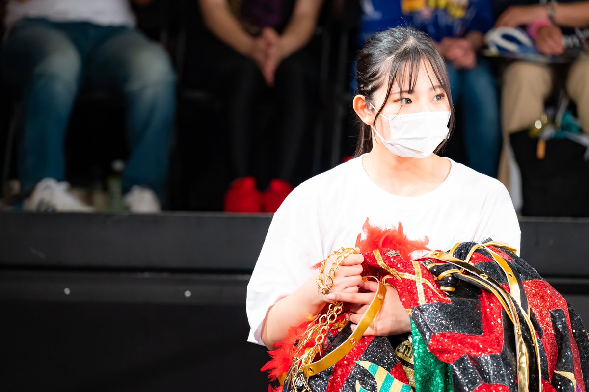 wasaophoto's tweet photo. スターダム　仙台PIT
大事に運んでるけど
試合も気になる
天咲光由さん

#プロレス観戦
#天咲光由 #ポニーテール 
#QQ 
#STARDOM #スターダム https://t.co/8ObXtsX5dL