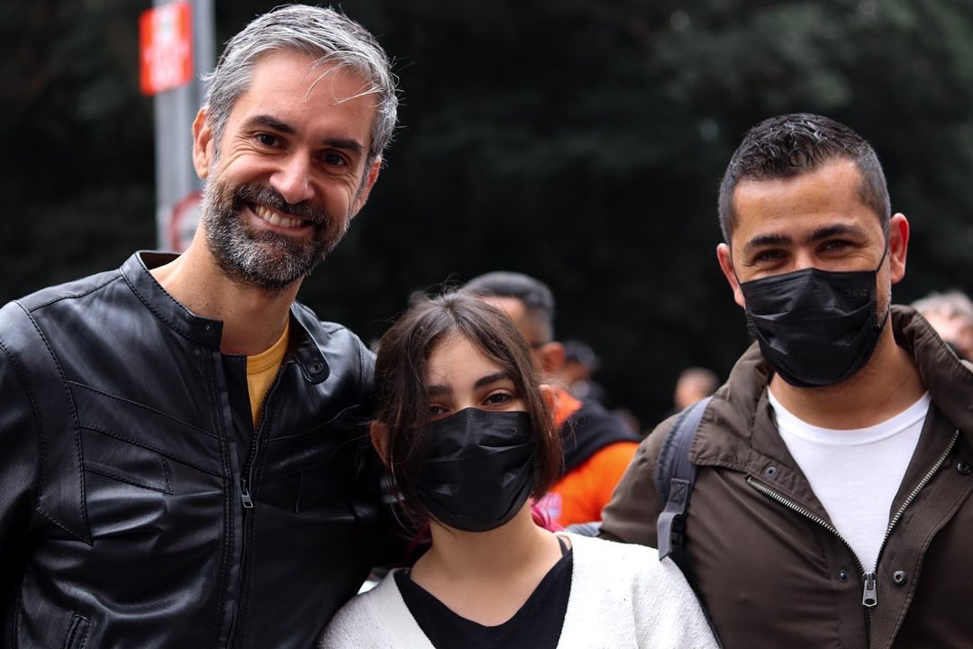 DanAgra5's tweet photo. Minha família e eu encontramos o @augustodeAB , que pessoa bacana. https://t.co/M9lGzI9TXE