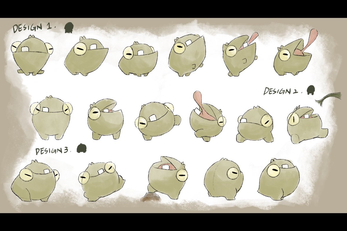 ⌛️ Countdown: 5 days before film release! 

This precious boi deserves his own post entirely! The monster is the smallest green pea but has THE biggest heart. We love this little guy so much and hope you all do too!

Art by Agnes Ho