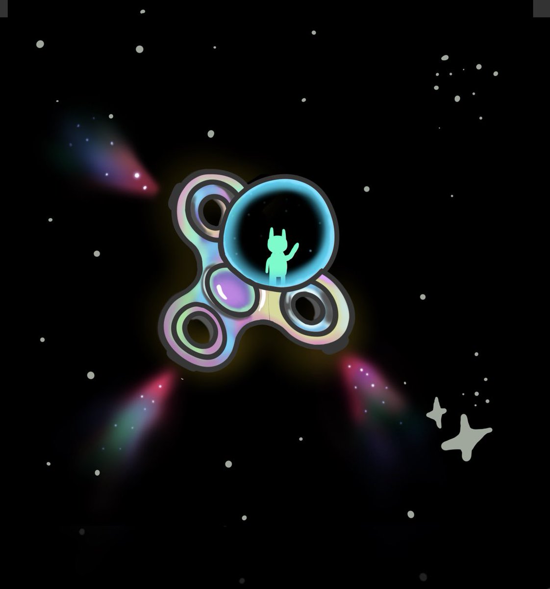 lee_ryan_levine's tweet photo. A fun addition by @alienfrens to create these customizable UFOs for holders that also have the utility of increasing the rate you earn Fren Coin. This fidget-spinner can prob run the Kessel run in less than 12 parsecs. Keep pushing @_masoncrowe @SeanOhio_ 🛸 https://t.co/ZYkWc5xYwJ