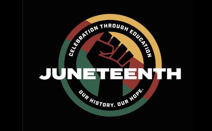 No school Monday, June 20th in observance of Juneteenth