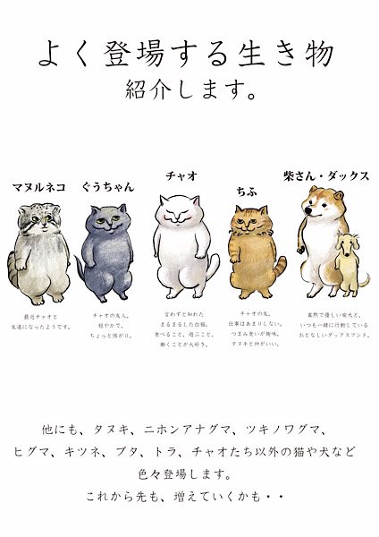個展中にピクセルギャラリー @tokyopixel で作品集をお買い上げいただきました全ての方に(通販含む)、こちらのA5サイズのご紹介チラシをお付けいたします。
よろしくお願いいたします🙇‍♀️✨
#ねこの日常 