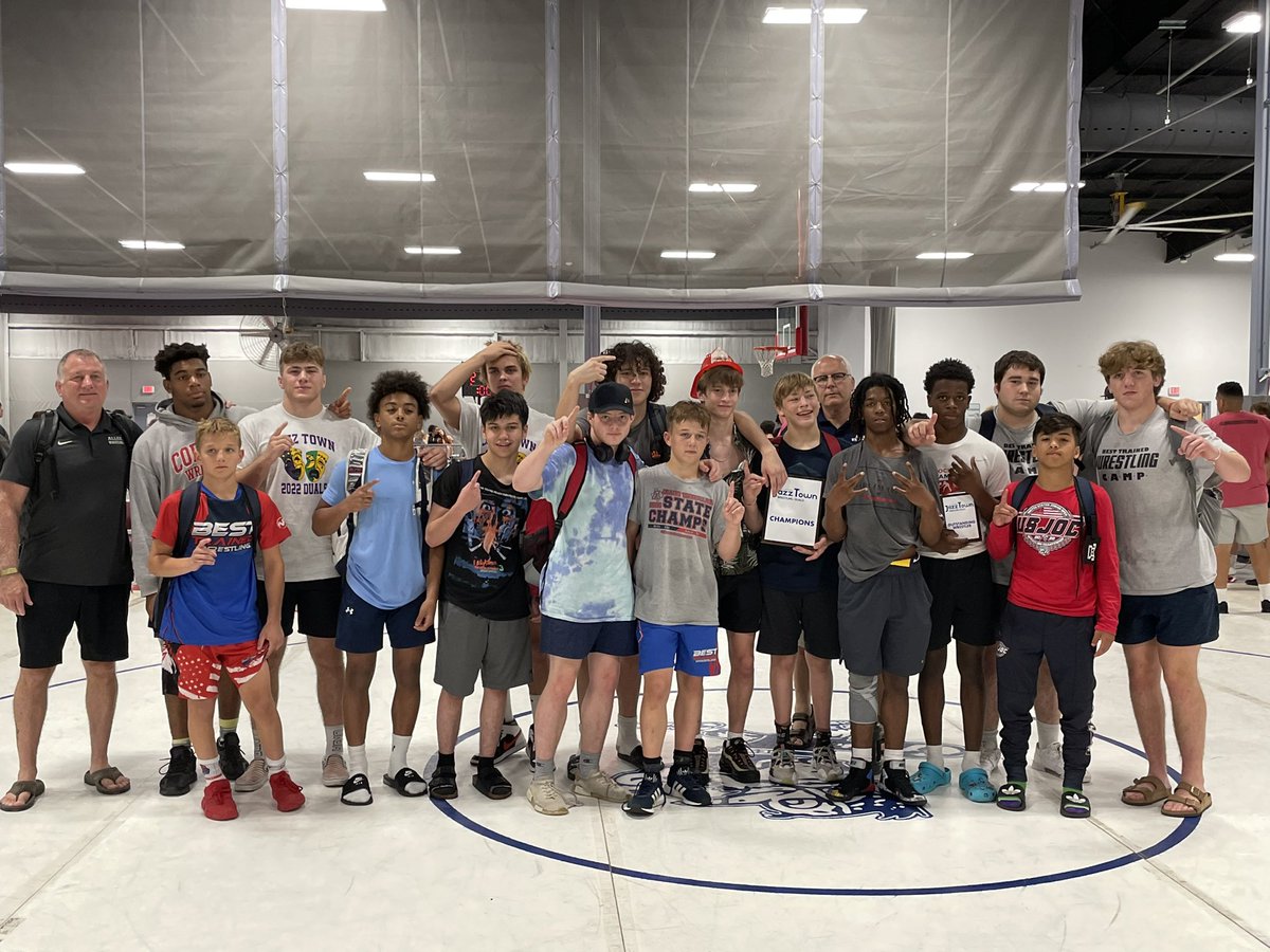 JazztownDuals's tweet photo. Congratulations to all of the wrestlers competing in JazzTown duals this week.  congratulations to Allen, Texas for taking home first place and Westmoore, Oklahoma for second. @wrestlejags @Allenwrestling https://t.co/h2bW8yDCMJ