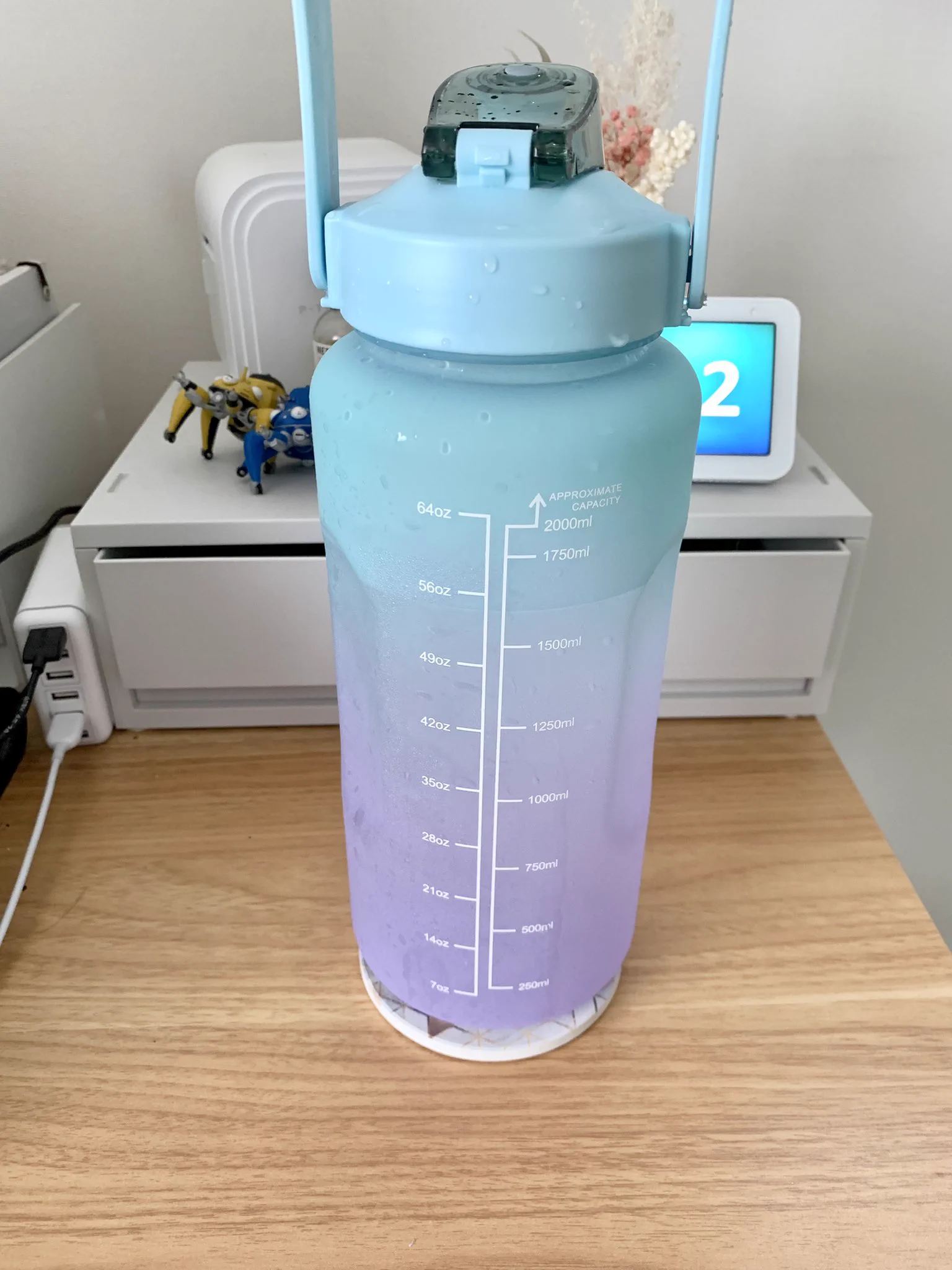 ついつい忘れがちな水分補給！この水筒さえあればこまめな水分補給も楽々♪