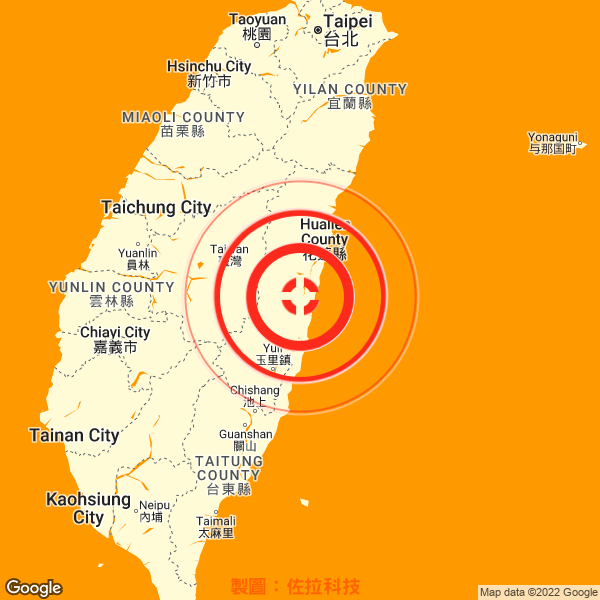 剛才的有感地震在哪裡？ tweet media