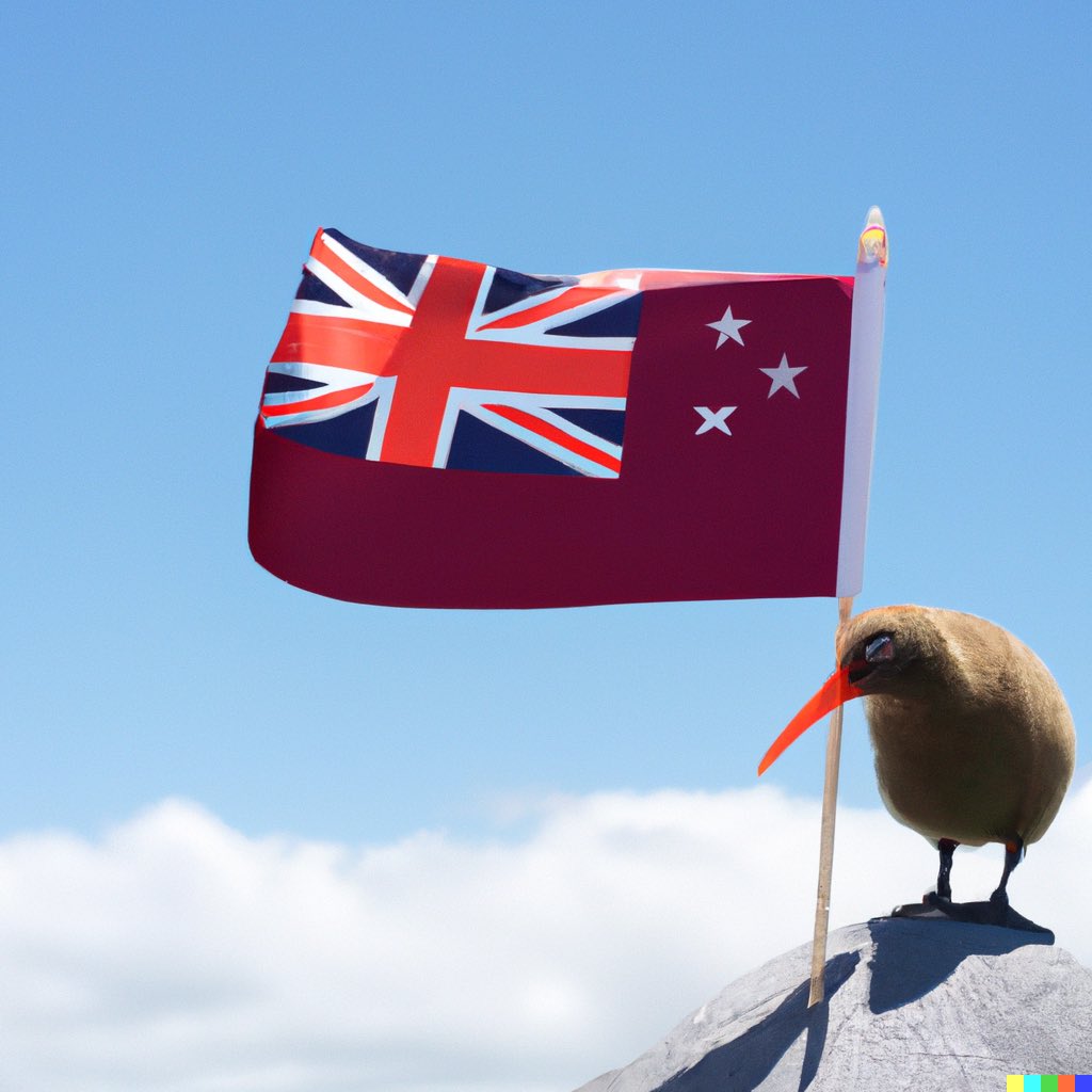 danserif's tweet image. “A kiwi flying the red peak flag.”

Not quite… #redpeak