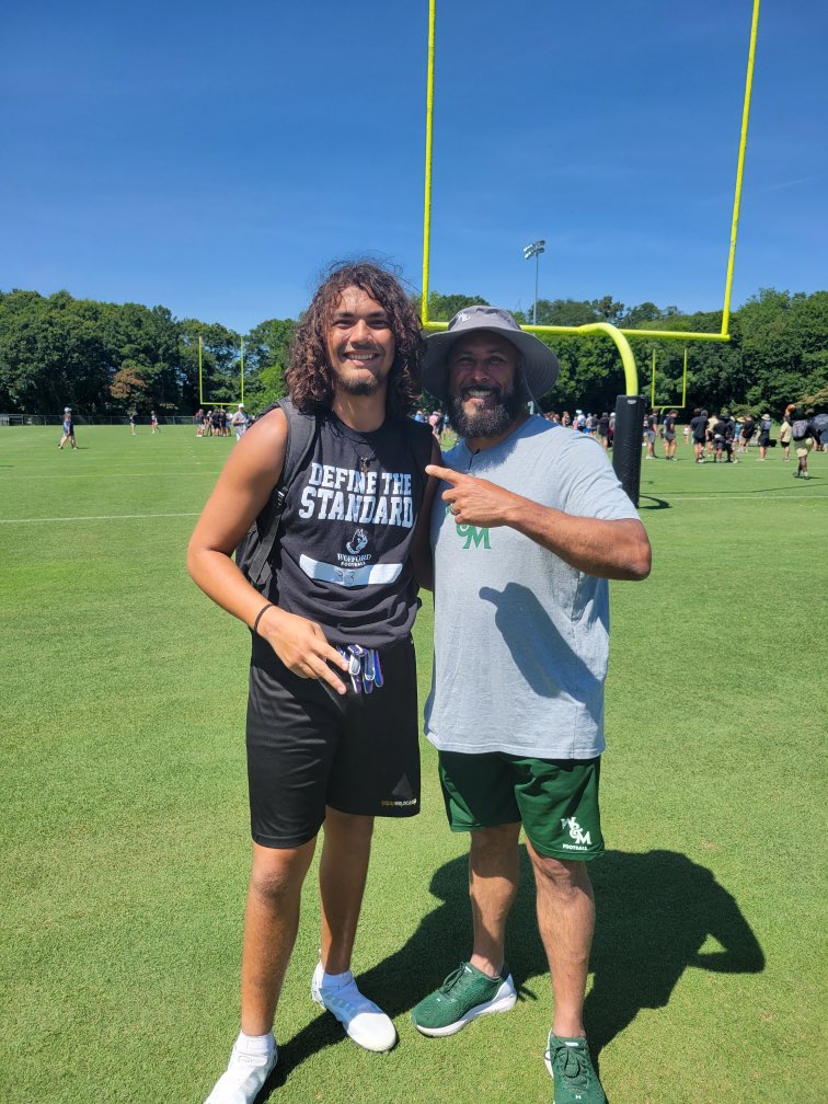 Had a amazing day at the  Wofford College camp today! I learned alot and got a lot of reps ! <a href="/CoachConklin/">Josh Conklin</a> <a href="/_CoachBing/">Bryan Bing</a> <a href="/CoachP_Irish90/">Coach P</a> <a href="/247recruiting/">247Sports Recruiting</a> <a href="/RecruitGeorgia/">Recruit Georgia</a> <a href="/RHHSFootball/">Richmond Hill FB</a> <a href="/PatrickMeans19/">Patrick Means</a> <a href="/MattLeZotte/">Matt LeZotte</a> <a href="/ChadBlanton15/">Chad Blanton</a>