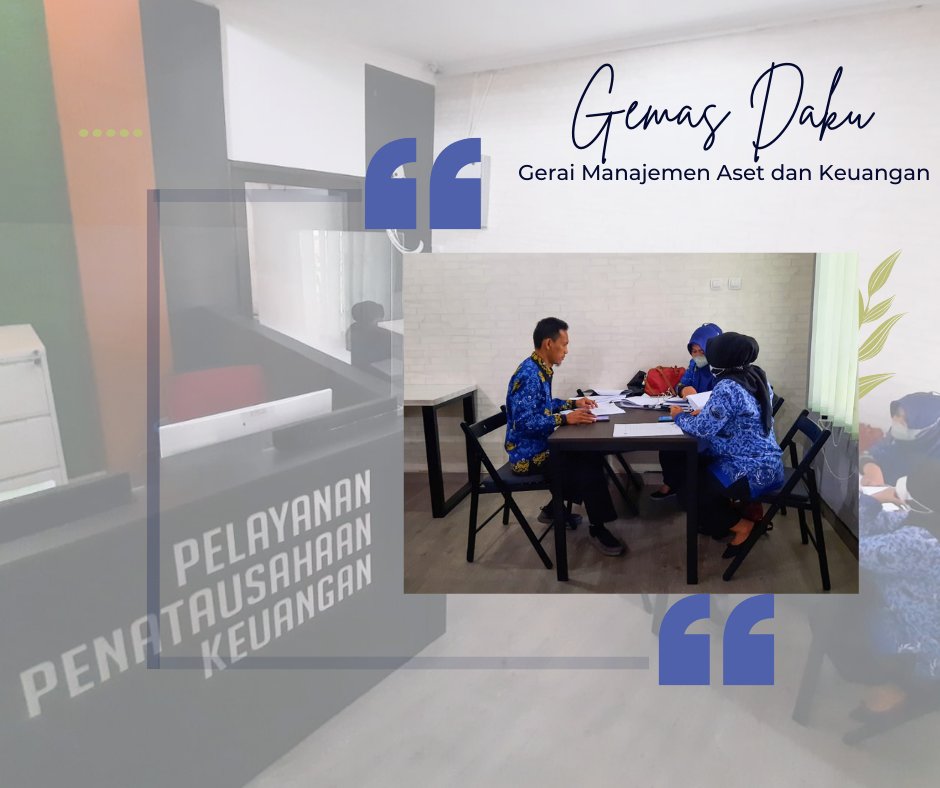 Jum'at, 17 Juni 2022

Layanan Konsultasi secara langsung Penatausahaan Keuangan bagi perangkat daerah melalui Inovasi GEMAS DAKU (Gerai Manajemen Aset dan Keuangan).
#PurwakartaIstimewa
#BKAD_berKAH
#BKAD_Bersinergi_Kompeten_Akuntabel_Hemat
#BKAD_Purwakarta
#Zona_Integritas