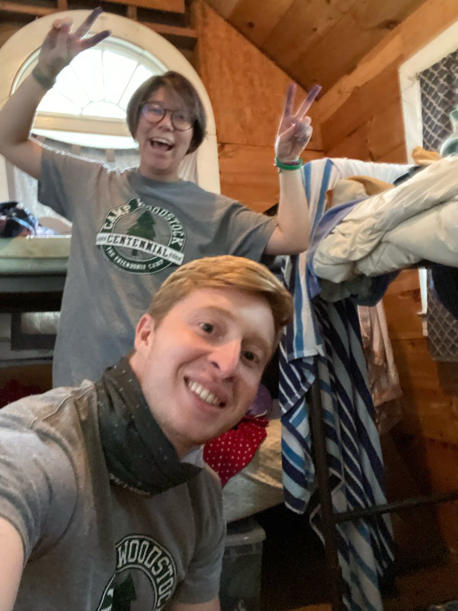 walshklwx's tweet photo. Lifelong friendships in the making, for 100 years. Happy birthday Camp Woodstock 💚 https://t.co/INJnMWA9k5