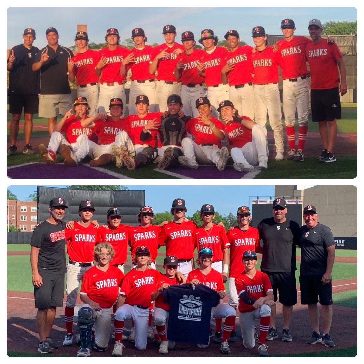Sparks_North's tweet image. Congrats to both 16u White and 14u Labuda on winning the Great Lakes T.O.C @PastimeBaseball event held at Northwestern! 

16u white went 7-0 on the weekend and are now 15-1 on the year.

14u Labuda went 5-1 on the weekend.

Well done boys!

#NORTH