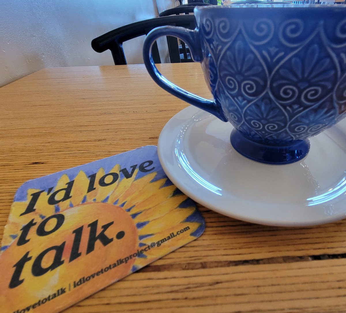 Simple moments of human connection have incredible power to lift our spirits. But I don't find it easy to approach people, do you? What if we could know who would warmly welcome a conversation? That's what the I'd Love to Talk Project is all about. #idlovetotalk