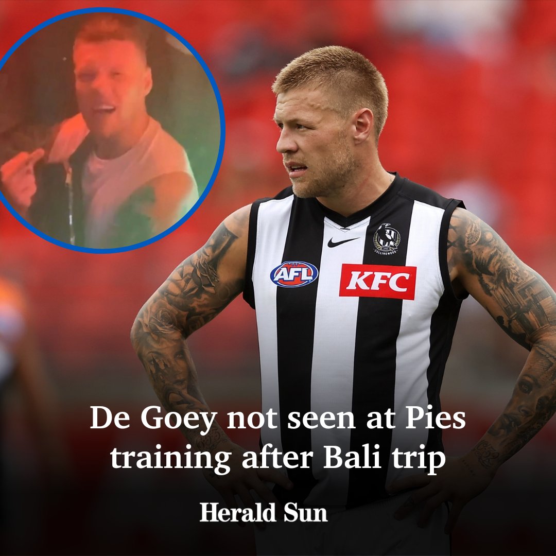 Herald Sun On Twitter Collingwood Star Jordan De Goey Has Been 