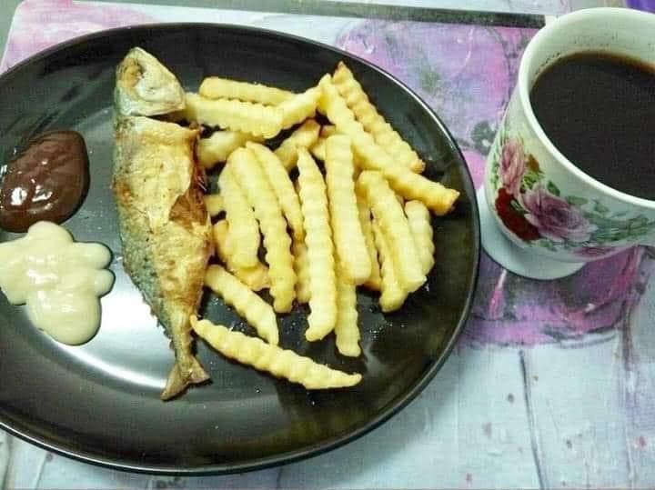 myjoe_'s tweet image. Hari ni breakfast western sikit. Fish &amp;amp; Chips