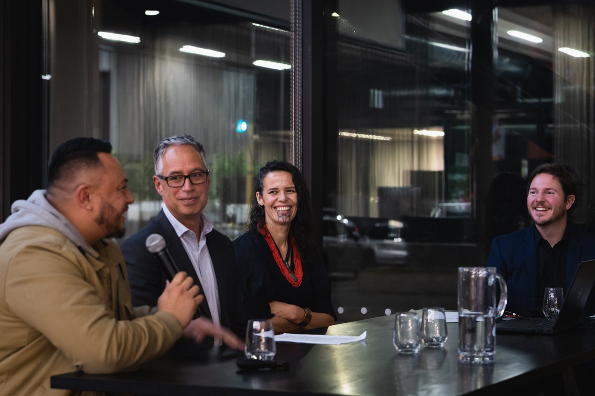 warrenmahoney's tweet photo. We held our first in-studio event for #Matariki on Friday in Ōtautahi, welcoming renowned Waitaha-based artists Piri Cowie, Hori Te Ariki Mataki and Darryn George. 

Mō tātou, ā, mō ka uri a muri ake nei – For us and our future generations to come https://t.co/qY6hjsfYMW