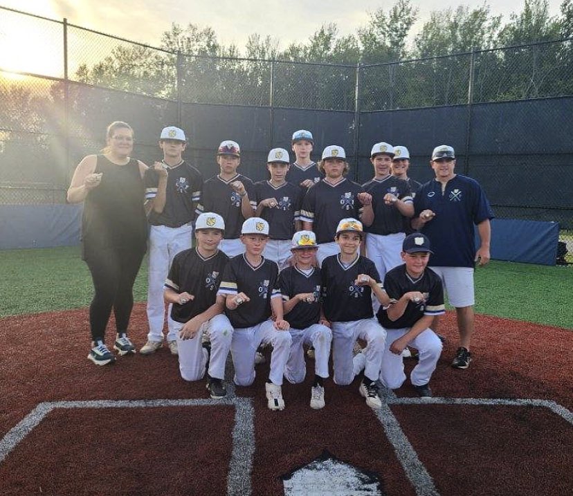 OSFBaseball's tweet photo. Congrats to the 13u’s on their 17-7 win in the championship of the Lorain International Festival Tournament. 🏆

Nagy: 2-4, 2B, 💣 HR, 3RBI
Tulenson: 3-4
Taylor: 1-1
Ochocki: 1-2, RBI
Mikolay: 1-3
Trem: 2-3, 2RBI
Turk: 2-4
McCord: 1-1
Meeker: 1-2, 2RBI

#FearTheO | @965MCTourneys https://t.co/g5LsGmX2Xb