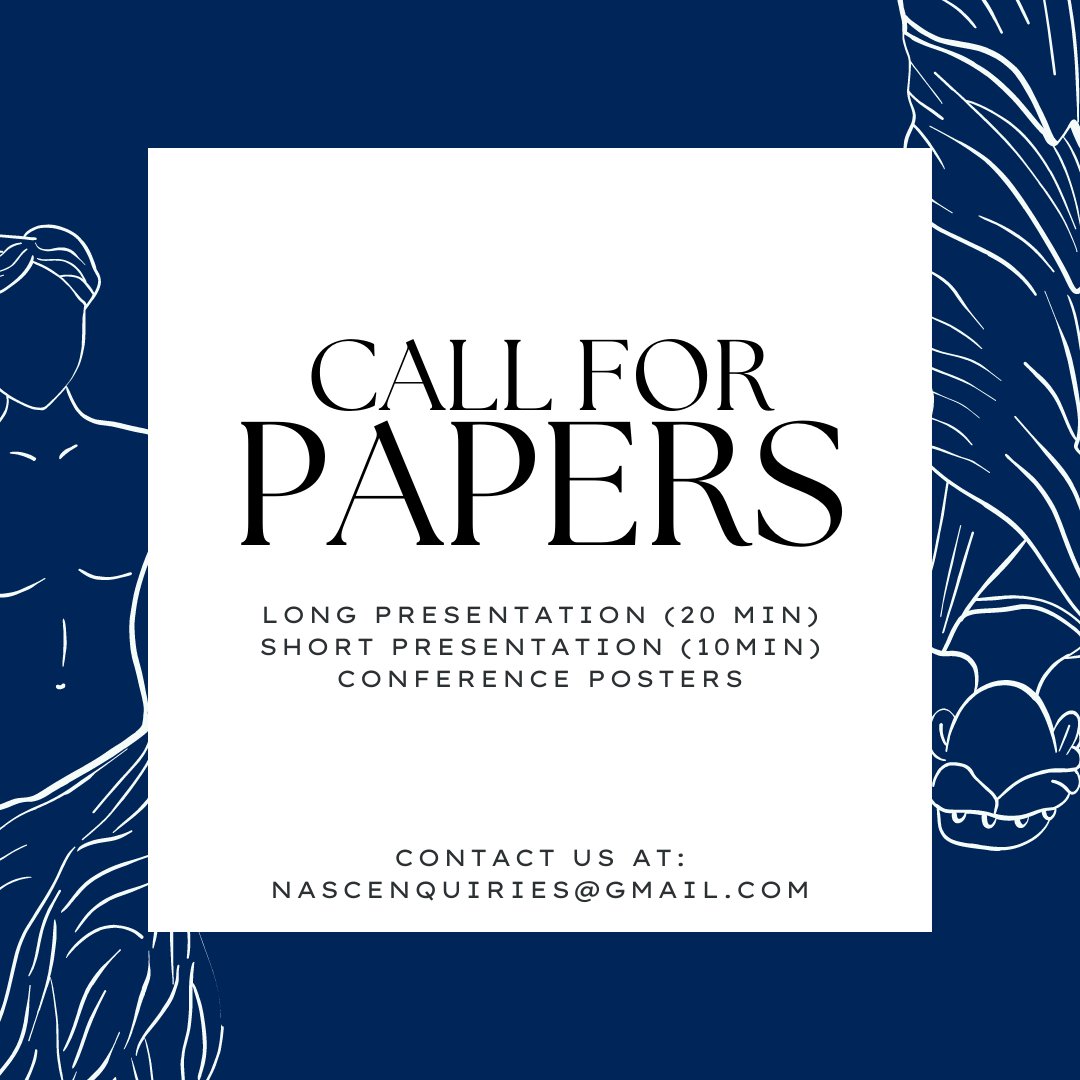 The moment you have all been waiting for! Abstracts are now open for NASC 2022!!!

We are looking for long (20 minute) and short (10 minute) presentations as well as conference posters... 🧵