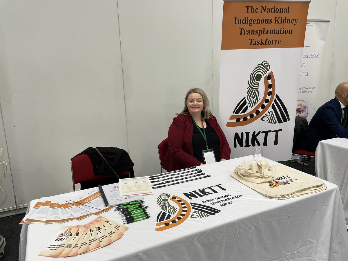 If you’re at #TSANZ2022 head over to the #NIKTT table to learn more about what we’re doing to improve access to #kidneytransplantation for Aboriginal and Torres Strait Islander people.