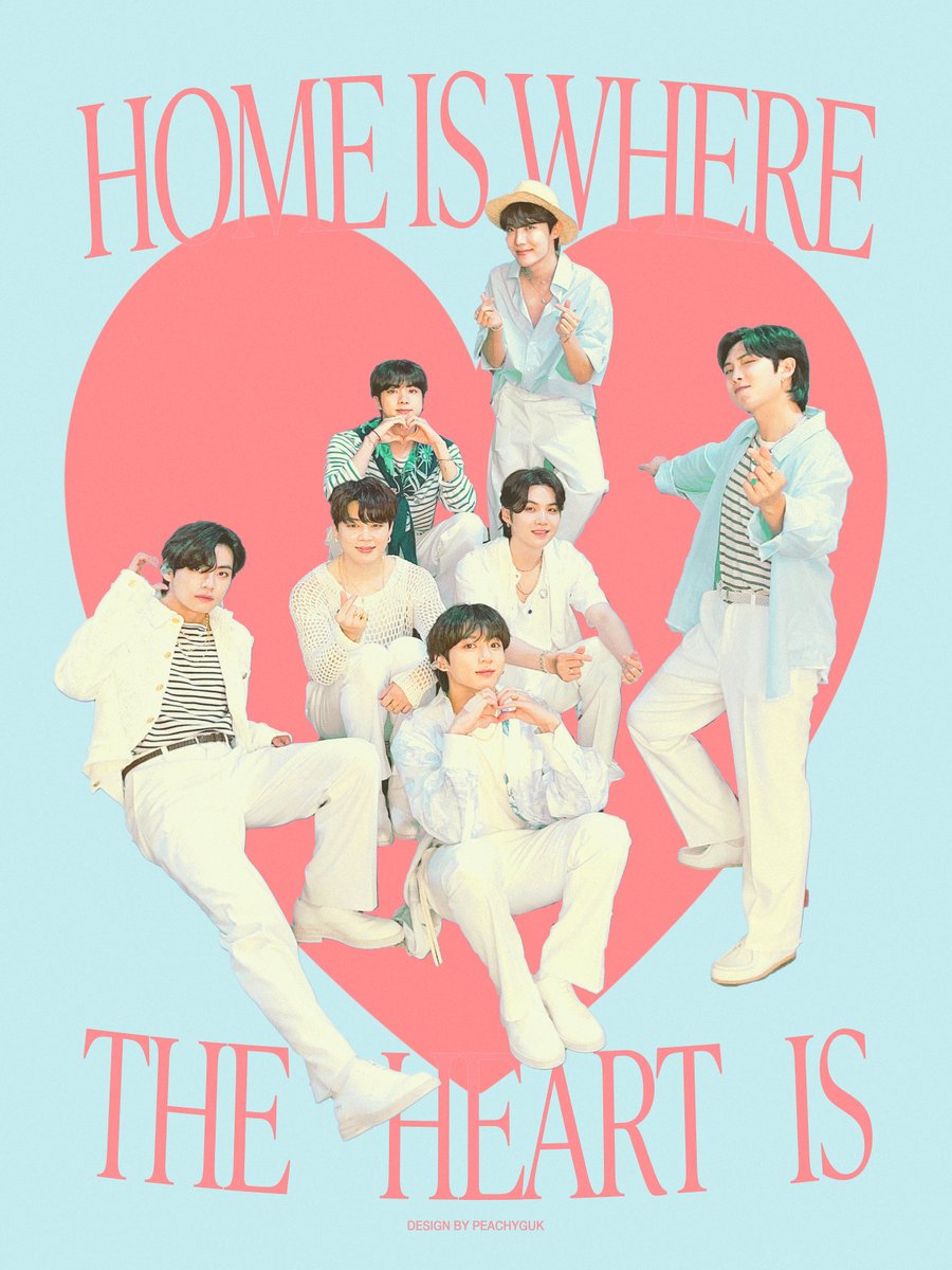 peachykook's tweet photo. home is where the heart is! https://t.co/ZKA6Ih6KkI
