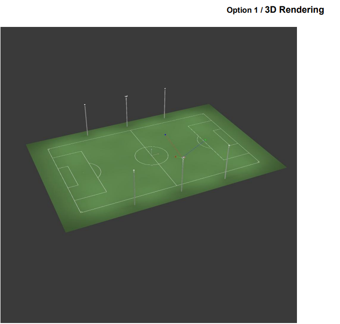 iLydiaLee's tweet photo. Lighting simulation for a football stadium: 100M*60M, 6 poles, each pole is 20M in height, the average illumination is 544lux. A reference for anyone in need. #led #lighting #simulation #football #stadium  #illumination #lux #lights #lamp #floodlight #outdoorlight #twitter #tweet https://t.co/k0FYkMINM5