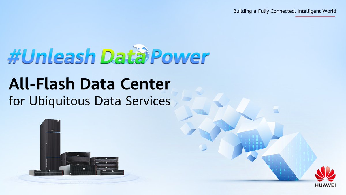 IT_Huawei's tweet photo. #Digital services open up a whole new world of opportunities and challenges. Huawei #AllFlashDataCenter is here to help you get the most of everything. Discover more: https://t.co/uAQHrswj8h #UnleashDataPower https://t.co/6Kcmk6xRhe