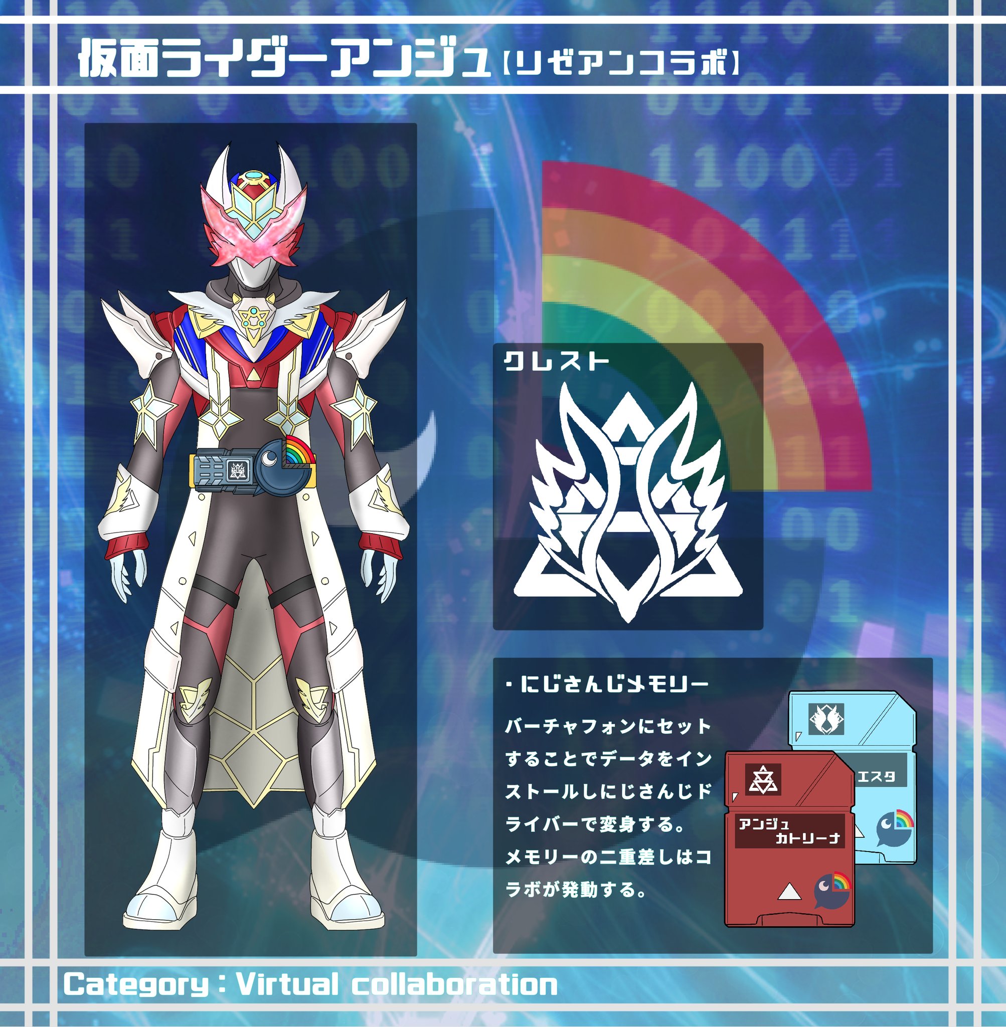 からふるいろ 仮面ライダーアンジュ リゼアンコラボ 赤き賢者アンジュ 白き皇女リゼ 仮面ライダーアンジュ リゼア ンコ ラ ボ Virtual Collaboration 絵ンジュ ヘル絵スタ カラフル画集 T Co Q8s9amwc7l Twitter