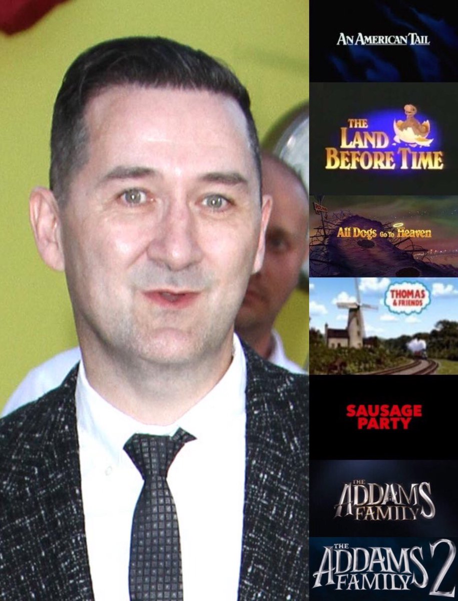 Happy 57th Birthday to Greg Tiernan! One of the animation department members of An American Tail, The Land Before Time, All Dogs Go to Heaven and the director of Thomas & Friends (2008-2012), Sausage Party, The Addams Family (2019), and The Addams Family 2. #GregTiernan