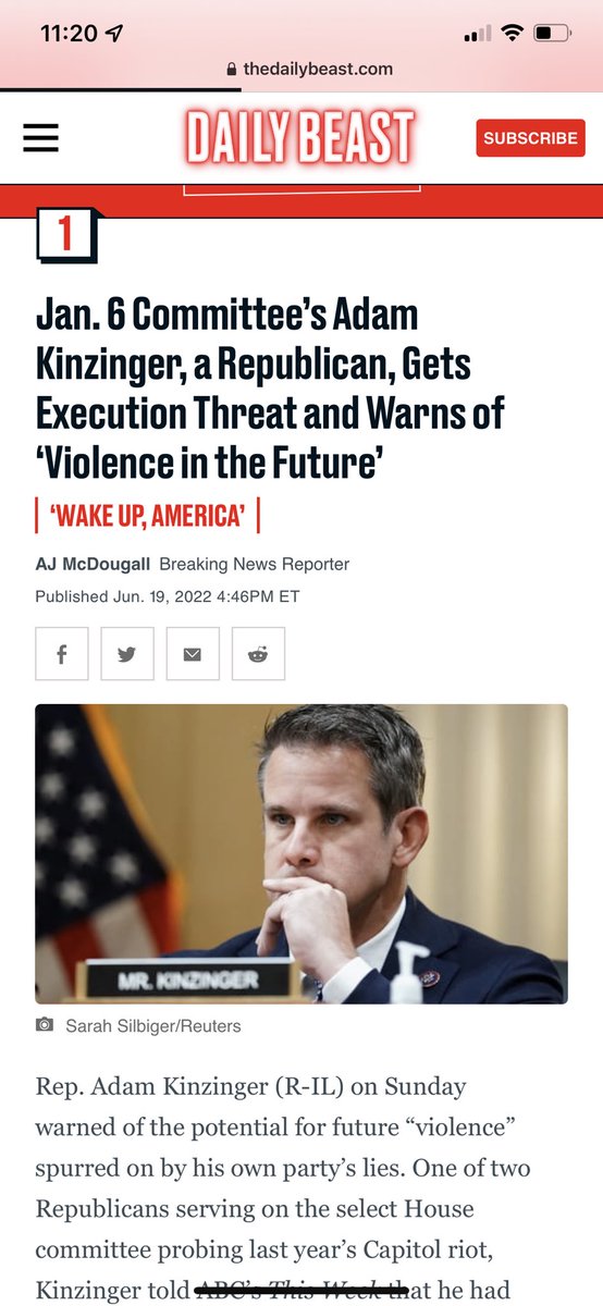 pe62050408's tweet photo. Make sure that when you threaten to murder Adam Kinzinger, his wife, and his 5-month old baby, that you don’t call Barron Trump tall. https://t.co/YDucH96CmU