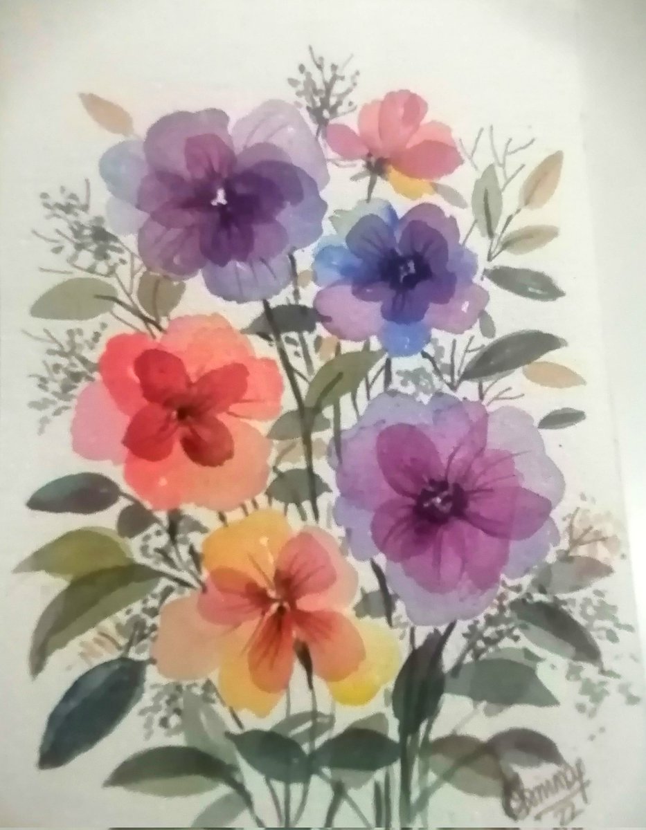 faywards's tweet photo. Watercolor layered florals
#dubaiart #dubaiwatercolor #watercolorpainting #watercolor #learntopaint #illustrationartists https://t.co/UxEeyfsOxv