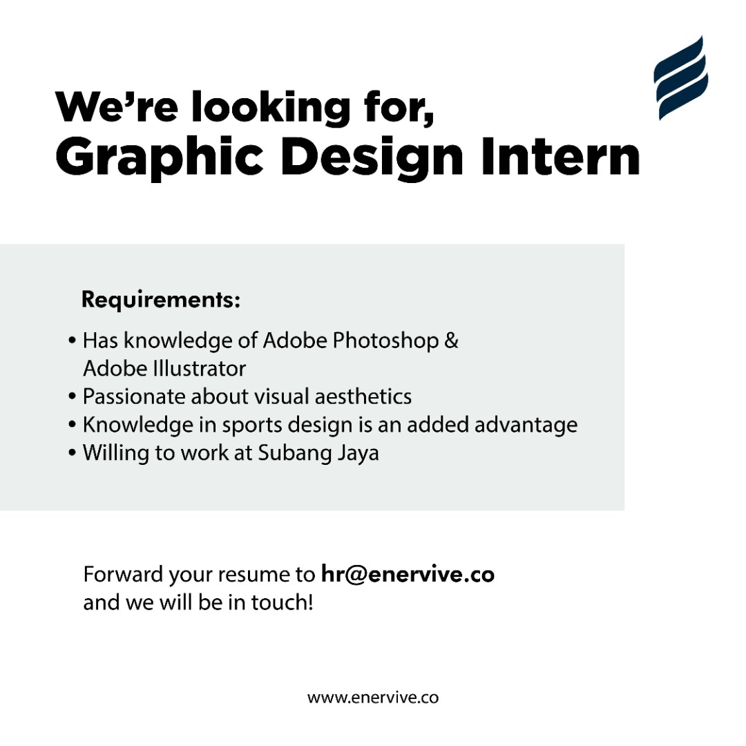 enervive's tweet photo. Hello! #Enervive is looking for interns to join the team. PM for more details and we will be in touch! https://t.co/YcxOSEMWEL