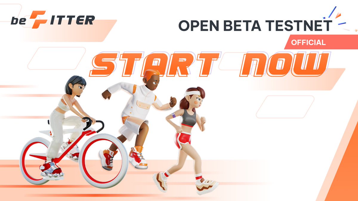 beFITTER_io's tweet photo. Open Beta official Starts Now!

Android: https://t.co/ZlWuNxLfW2
IOS: https://t.co/MXPIdwUjRJ

⏰ Starts: 3 AM UTC June 20th
⏰ Ends: 11:59 AM UTC  June 30th

DON'T FORGET: Follow this instruction (https://t.co/BZxmjLPNTB) to claim your testnet shoe in-app.

#m2e #MoveToEarn https://t.co/vOCceB1iKe