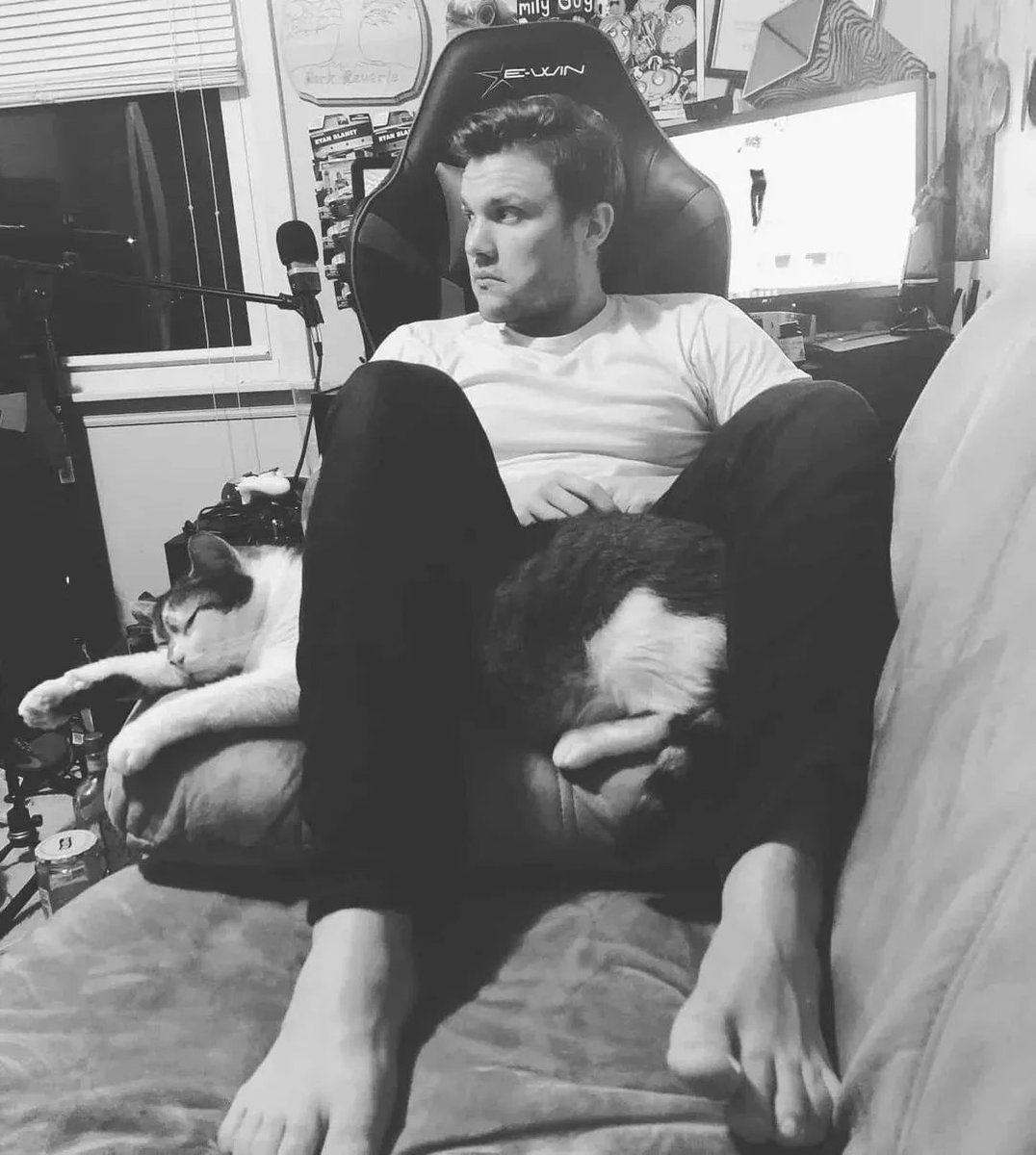Después de un día agotador en el trabajo, necesitas un "sofá" gamer y un gato. 🐱
📷:<a href="/CAMELOT331/">CAMELOT331 (Discount Chris Pratt)</a>