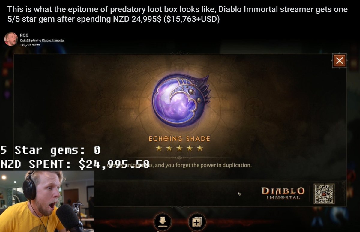this isn't what gaming should be. everyone at activision blizzard who enabled this should be ashamed. 💯