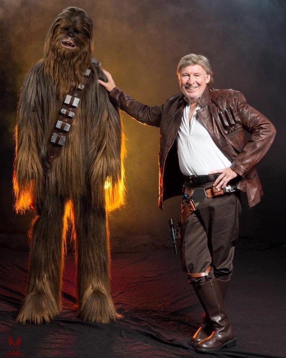 HAPPY FATHER’S DAY to the BEST father in the Galaxy! I Love you, Pop! #starwars #hansolo #chewbacca #ObiWan