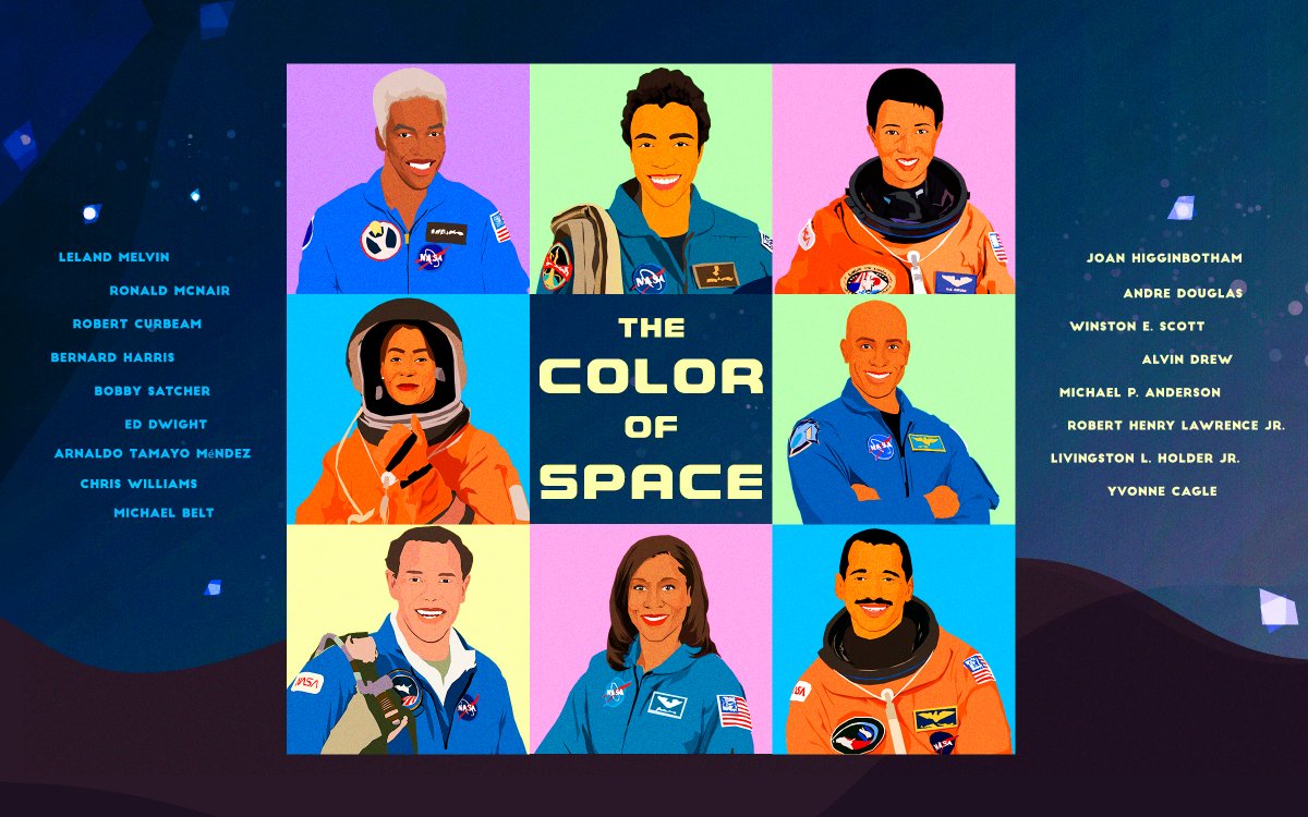 Happy Juneteenth! To celebrate, check out @NASA's new documentary 'The Color of Space', showcasing the stories of Black astronauts. go.nasa.gov/3zLkd5j
