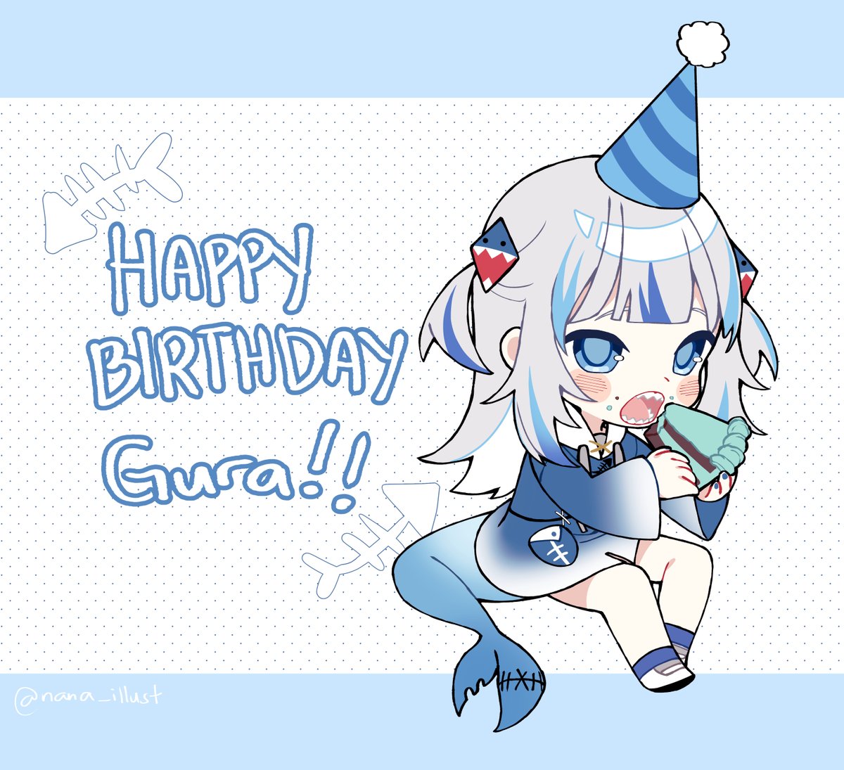 圖https://pbs.twimg.com/media/FVqrRWWaIAAMw8Y.jpg, 鯊鯊 Gura 9點生日直播 發錢