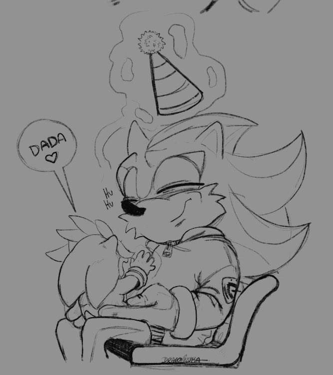 Draconizuka's tweet photo. Father's Day + Shadow Daddy's Birthday. #shadowthehedgehog #silverthehedgehog #daddyshadow #bbsilver #fathersday #happybirthdayshadowthehedgehog https://t.co/2DZZLSxD4i