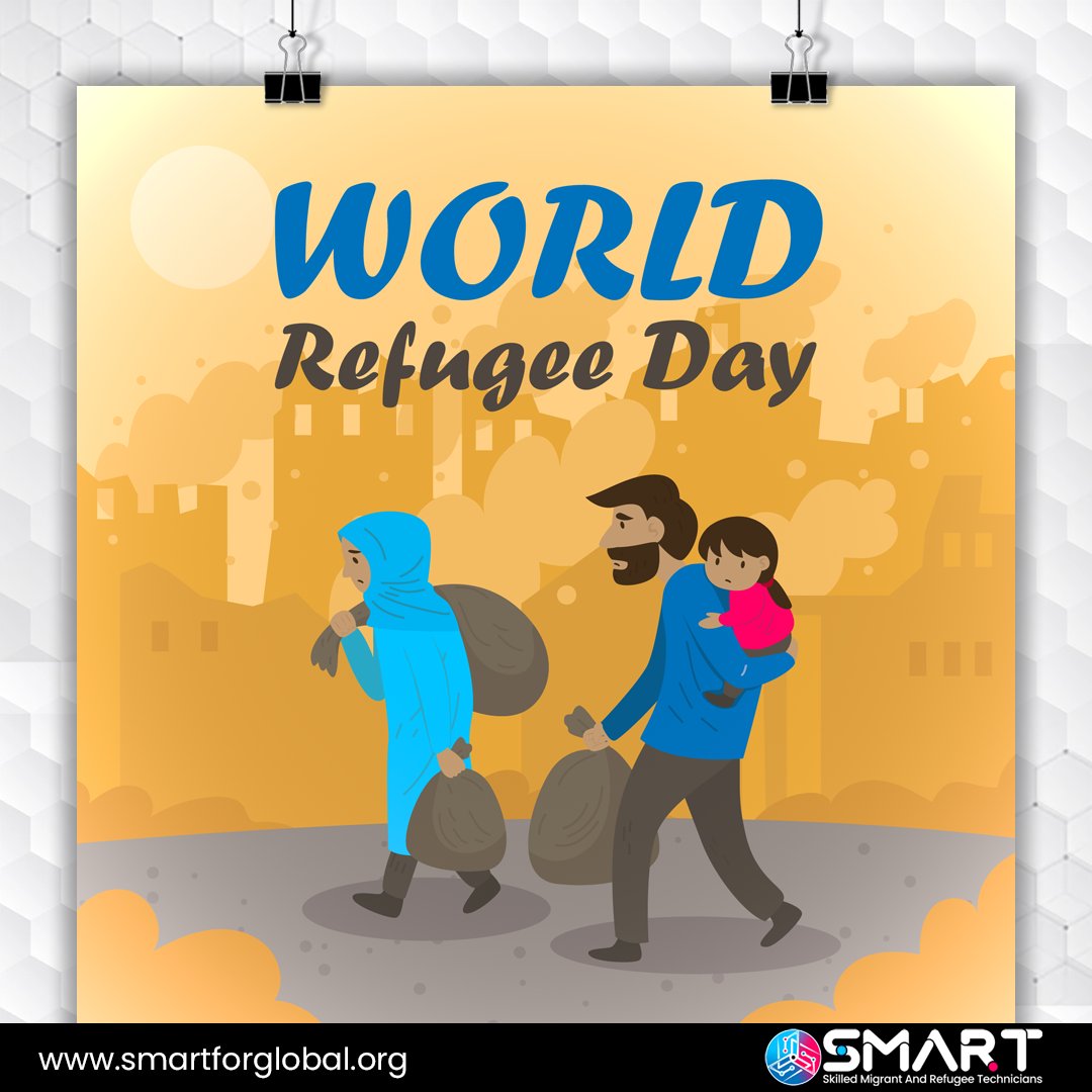 SMARTforGlobal's tweet photo. Today is WRD. 
A day to honor the strength and courage of people forced to flee their home country. 
Let’s stand #WithRefugees around the world – whoever they are, wherever they come from, and whenever they are forced to flee.

#WithRefugees #StandWithRefugees #WRD2022 https://t.co/bECKTMHnmB