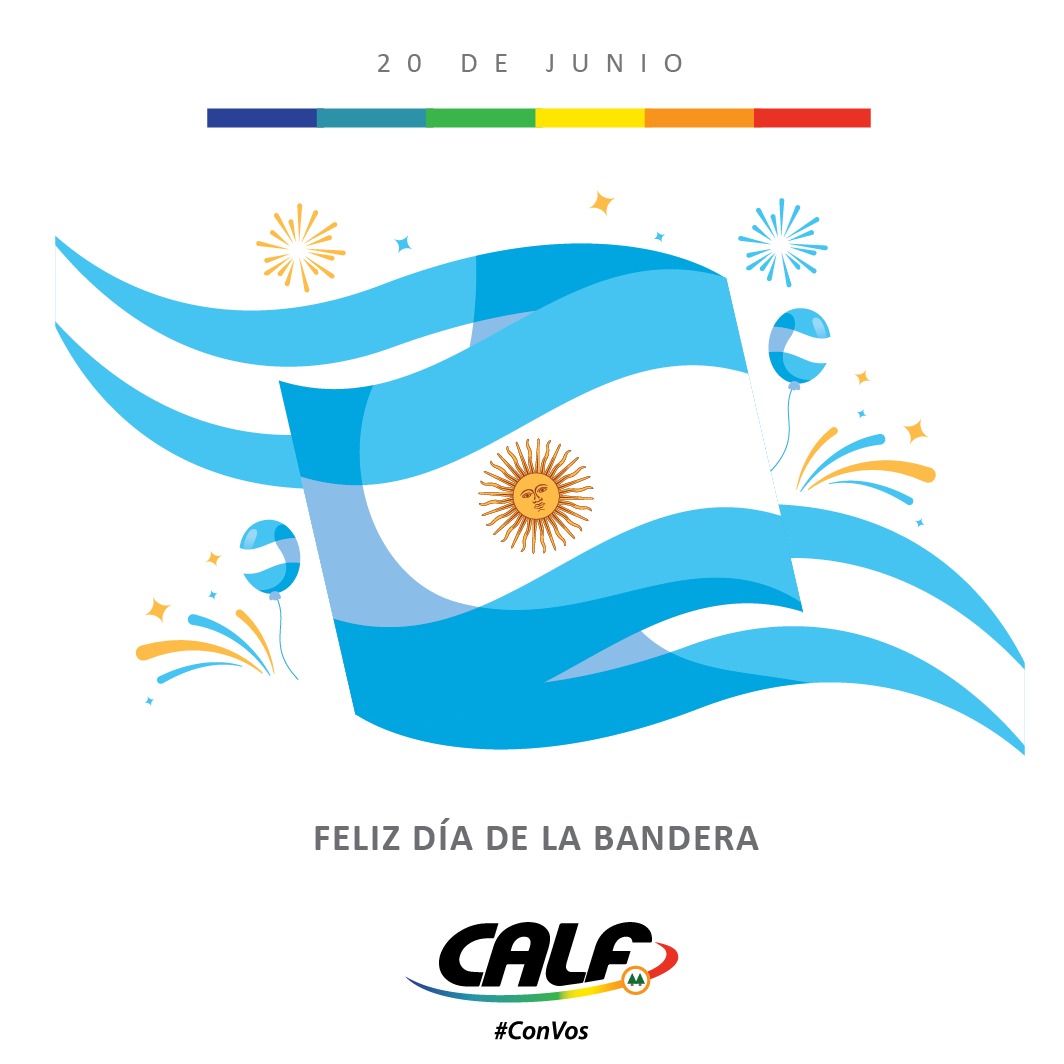 ¡Feliz día de la bandera!
#Calf #ConVos