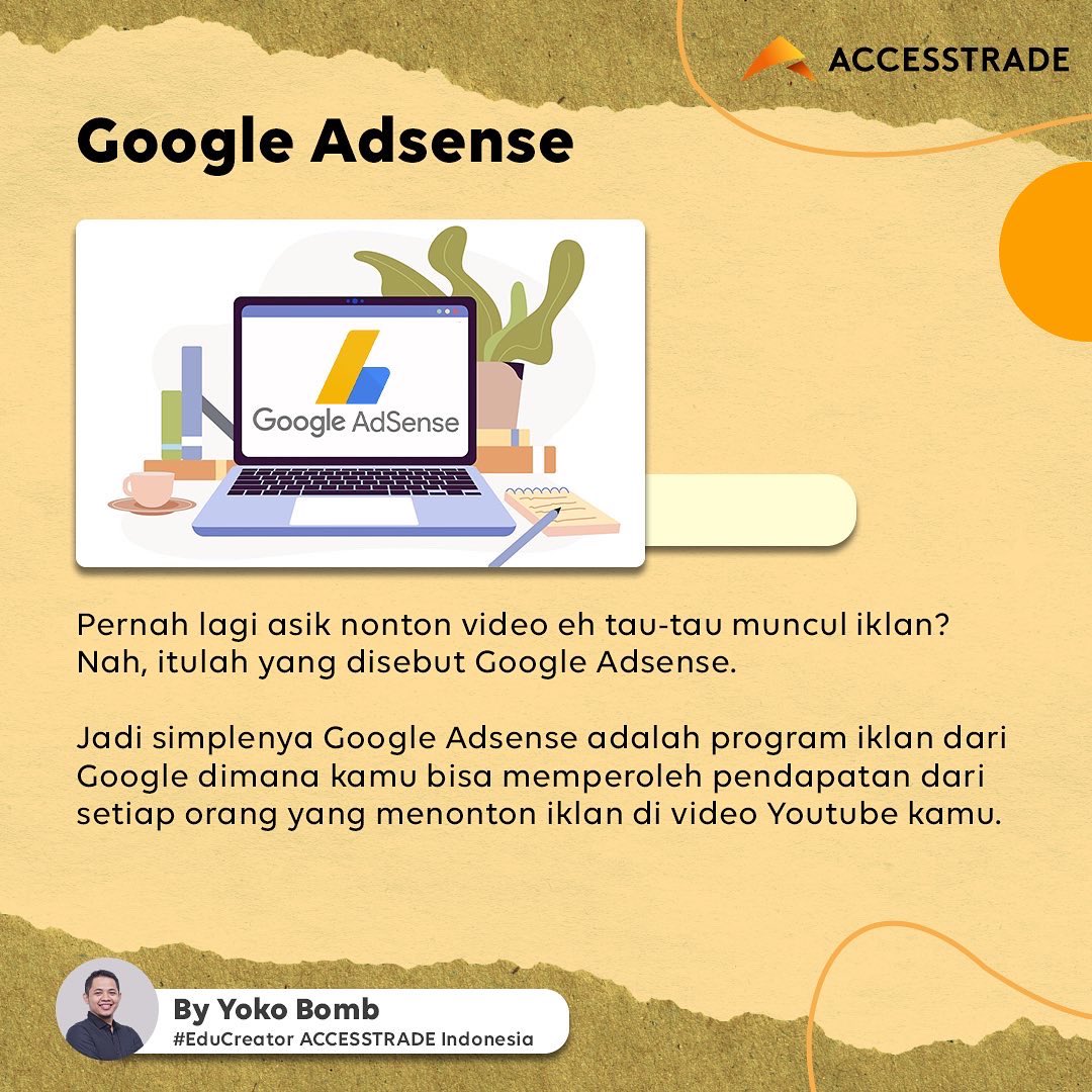accesstradeID's tweet photo. Katanya jadi YouTuber itu penghasilannya gede, bener nggak sih? Nih ATmin rangkumin 5 cara menghasilkan pendapatan dari YouTube.

#accesstradeindonesia #accesstradeacademy #educreator #yokobomb #accesstrade #affiliatemarketing #bisnisafiliasi #youtube https://t.co/Dlj4HOik3B