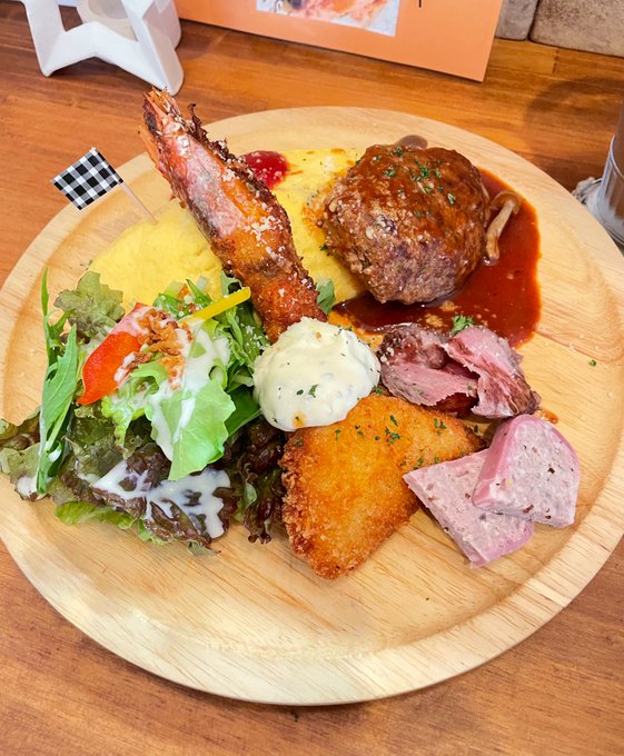 お子様ランチ🎌(」°ロ°)」ウマーイ 