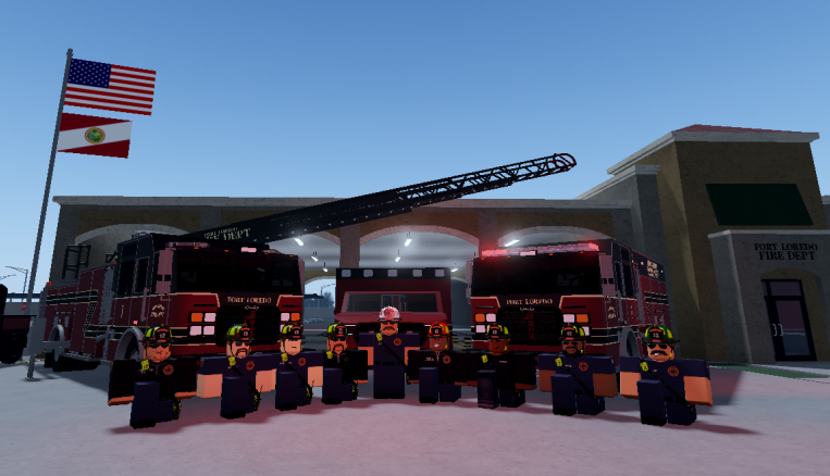 ClairemontFire's tweet photo. Tonight has been a sad night for the crews of #CCFR 
We have gotten new that there will be some changes in community management, CCFR as well as FLPD will be doing a professional protest and will not be in game. 
Due to this new here are our last goodbyes until further notice.🇺🇸 https://t.co/Wsv9zKKUVl