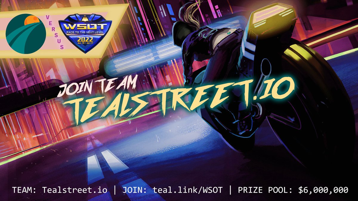 tealstreet's tweet photo. https://t.co/Blz6aMmHly going for🥇
Still time to signup: https://t.co/Fx5XNzfMFj

#BTC #Bybit #WSOT2022 https://t.co/UXeSa3druW